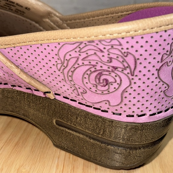 Dansko professional clog, pink floral nubuck, size 40 - Picture 16 of 16